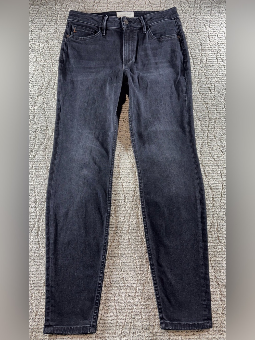 Lafayette 148 New York Women’s Size 4 or 6 (29”) Washed Onyx Mercer Skinny Jeans